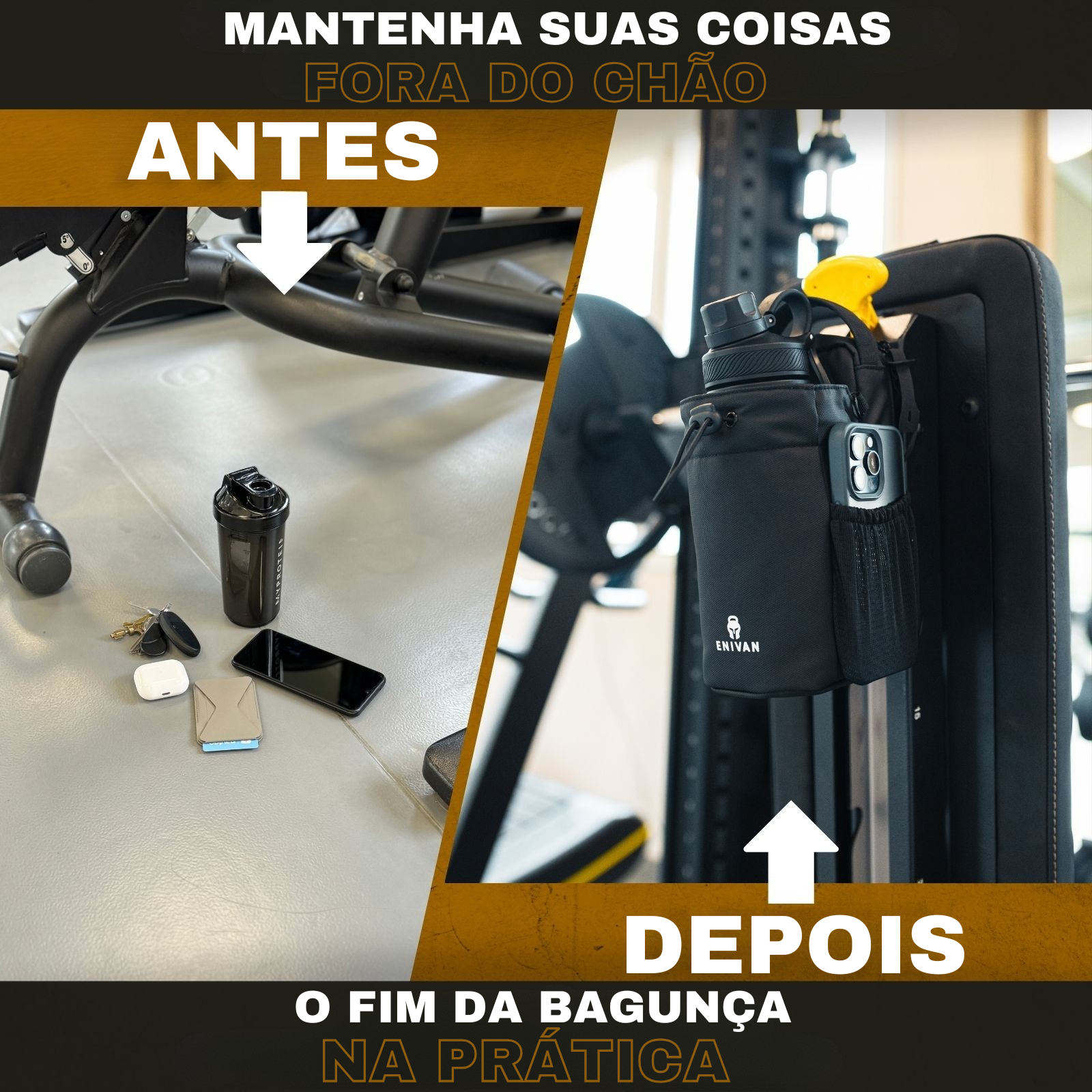 Auren Enivan™ - Bag Magnética Premium para Treinos