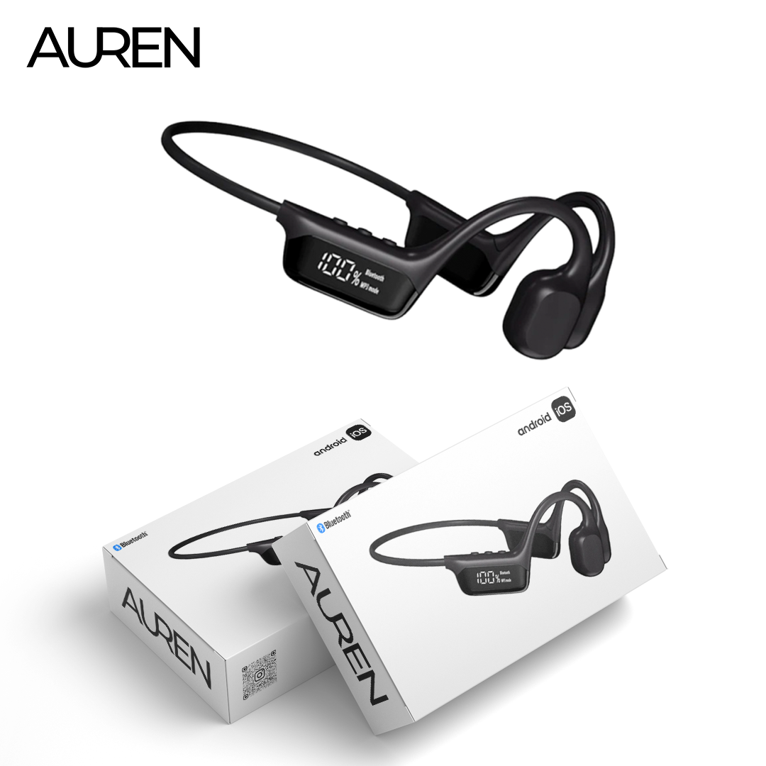 Auren S10 - Fone de condução óssea para natação (COMPRE 1 LEVE 2)