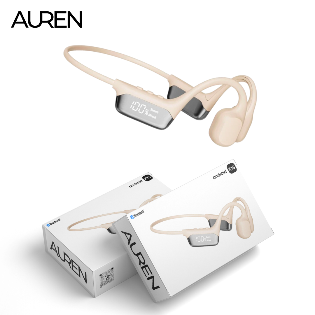 Auren S10 - Fone de condução óssea para natação (COMPRE 1 LEVE 2)