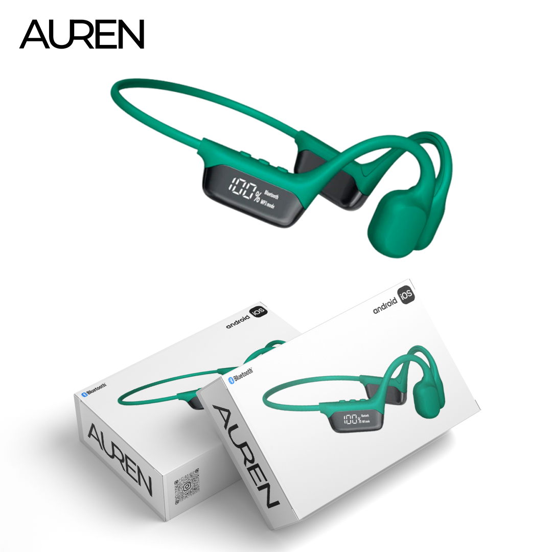 Auren S10 - Fone de condução óssea para natação (COMPRE 1 LEVE 2)