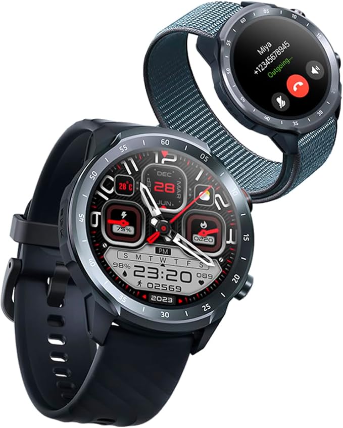 AurenMibro A2 - Smartwatch com Tela AMOLED