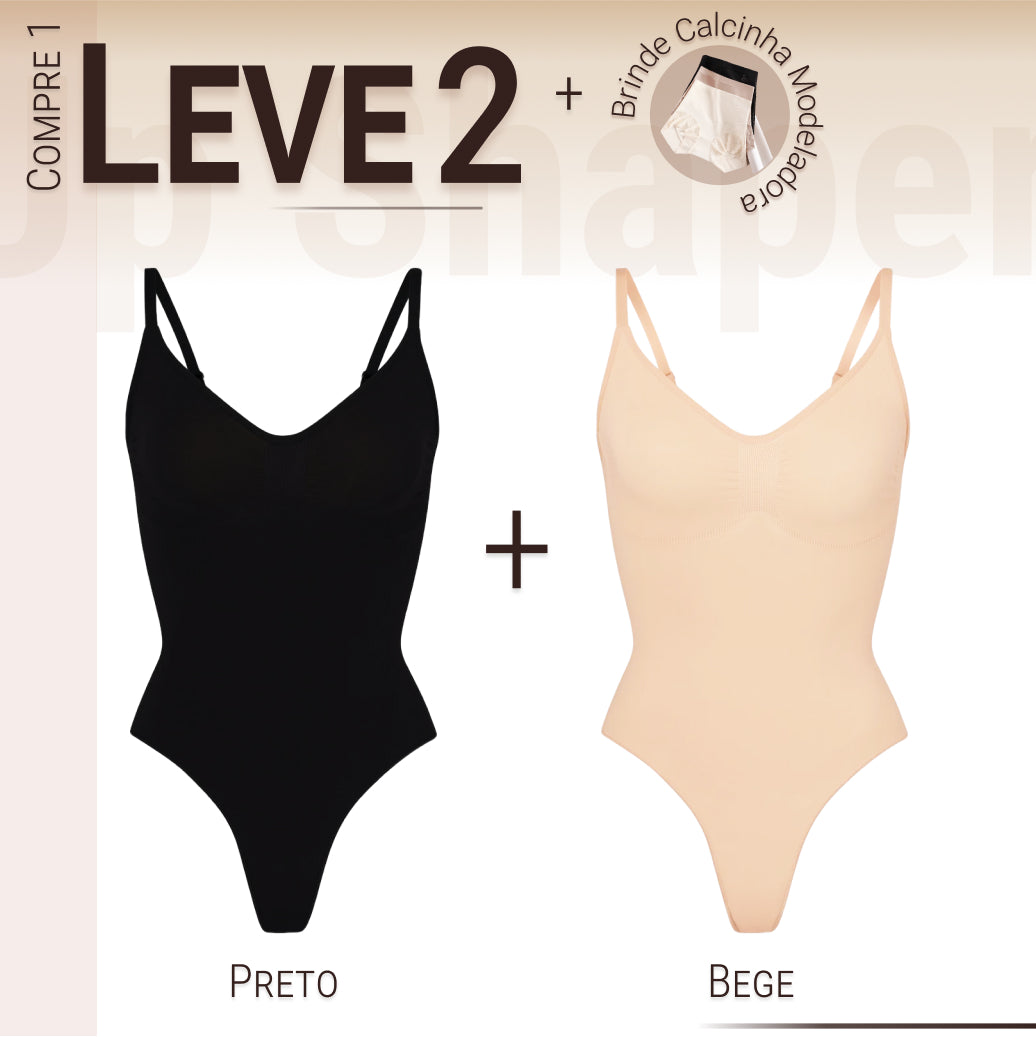 AurenBody Modelador - Up Shaper - Compre 1 Leve 2 + Brinde Calcinha Modeladora