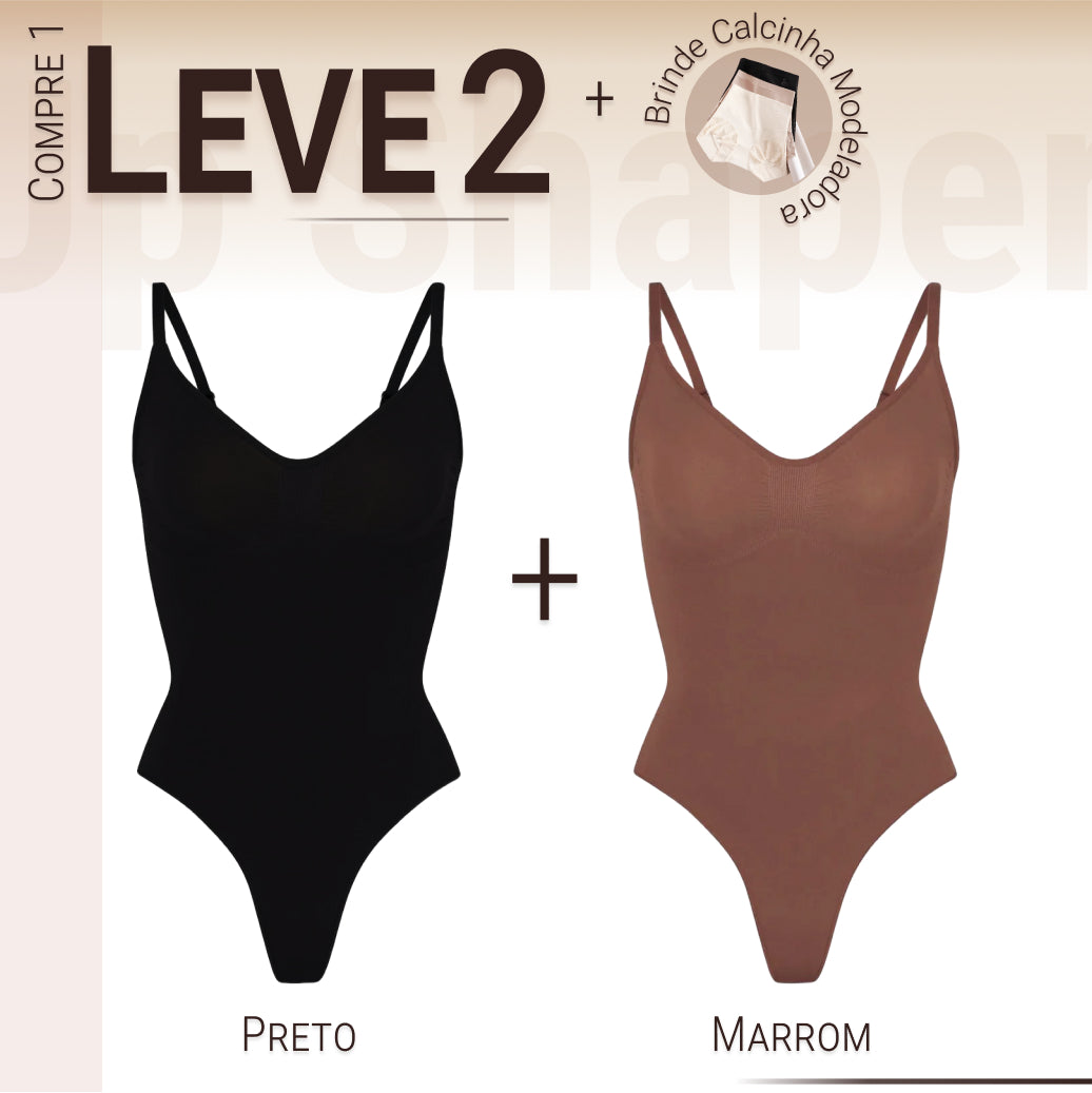 AurenBody Modelador - Up Shaper - Compre 1 Leve 2 + Brinde Calcinha Modeladora