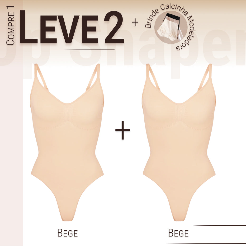 AurenBody Modelador - Up Shaper - Compre 1 Leve 2 + Brinde Calcinha Modeladora