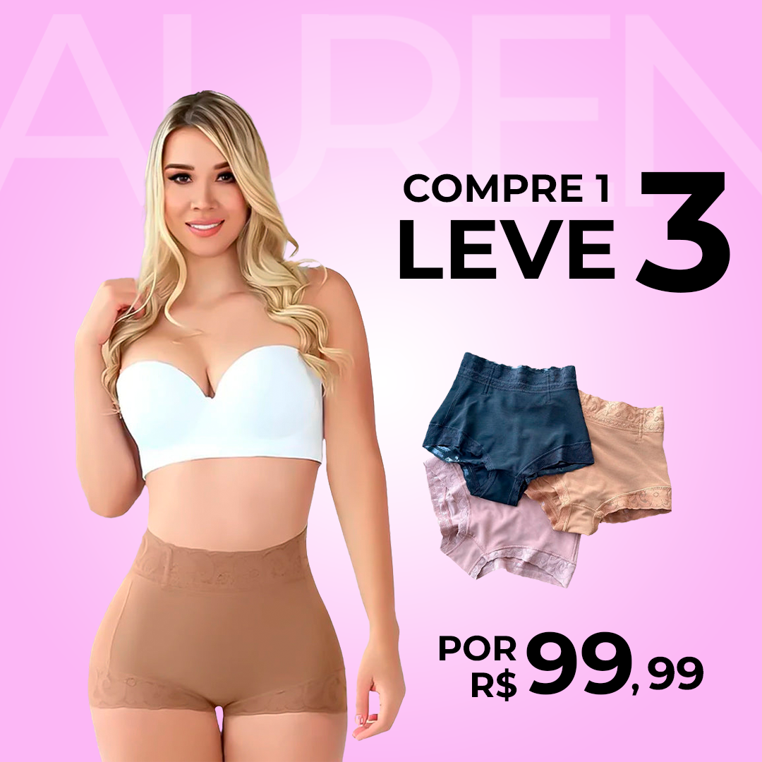 PROMOÇÃO DE ANIVERSÁRIO - Calcinhas Fit Shape - Compre 1 Leve 3 + Frete grátis para todo o Brasil