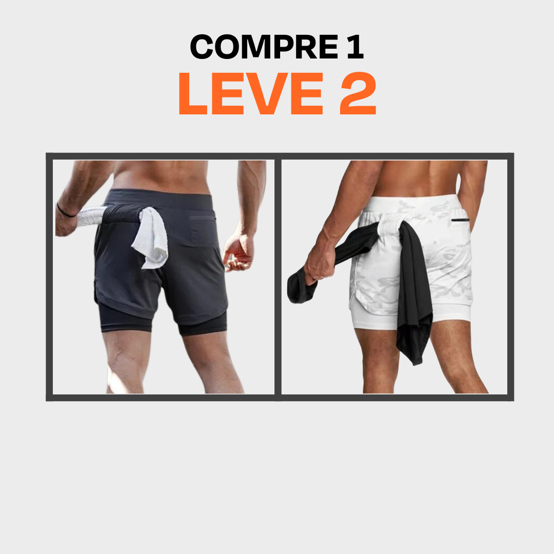 Shorts Dry-Fit AurenBurnX – Leve 2, Pague 1!