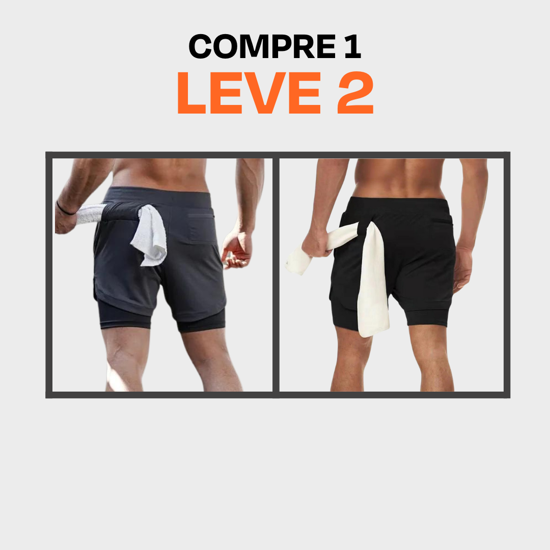 Shorts Dry-Fit AurenBurnX – Leve 2, Pague 1!